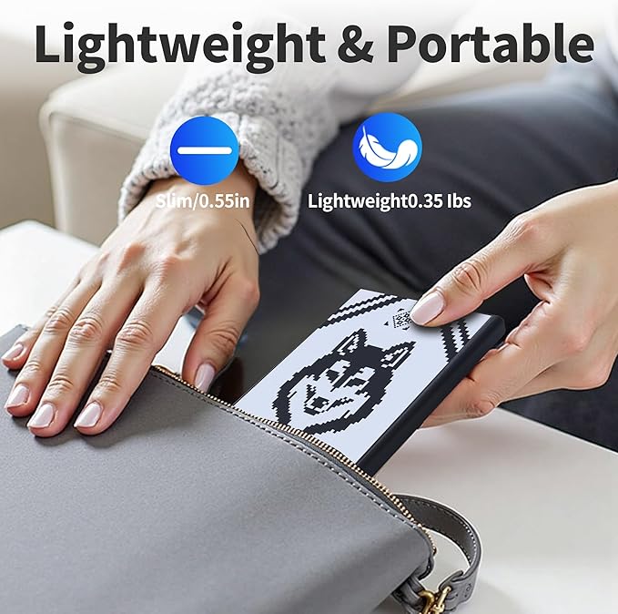 Plicnla Portable External Hard Drive 500GBUSB 3.0 USB-C Storage Expansion for PC Mac Desktop Laptop PS4/5 Xbox One X/S Xbox 360 (Wolf)