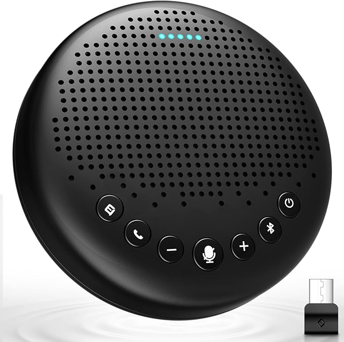 EMEET Conference Speaker and Microphone Luna Black &amp C960Kit Webcam with Tripod