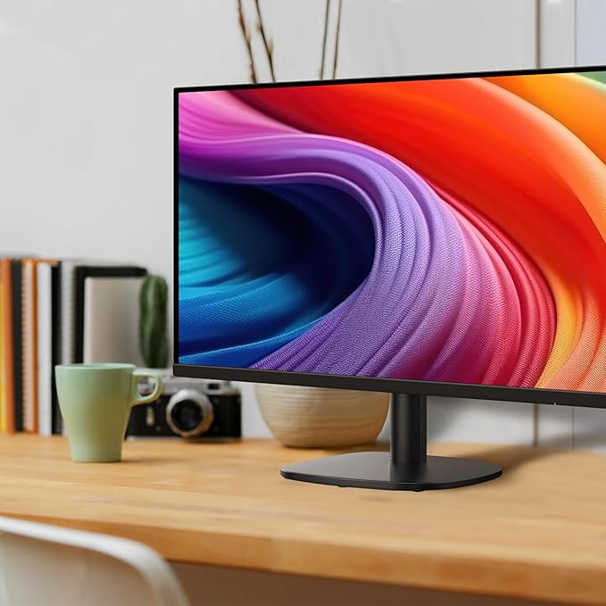 Amazon Basics 27 Inch Monitor FHD 1080P 100Hz IPS Built-in Speakers VESA Compatible USB Ports Black