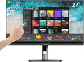 27 Inch Touchscreen Monitor 10 Point Touch FHD 1080P 60Hz Nano IPS Screen 100% SRGB VESA Wall Mountable Tilt Adjustment VGA HDMI for PC Laptop Business &amp Work Station