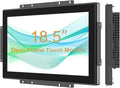 18.5 Inch Open Frame Capacitive Touch LCD Monitor Surface is IP65 Waterproof 1366x768 @ 60Hz TFT LCD IK08 Input Industrial Touch Monitor 10 Finger Capacitive Touch