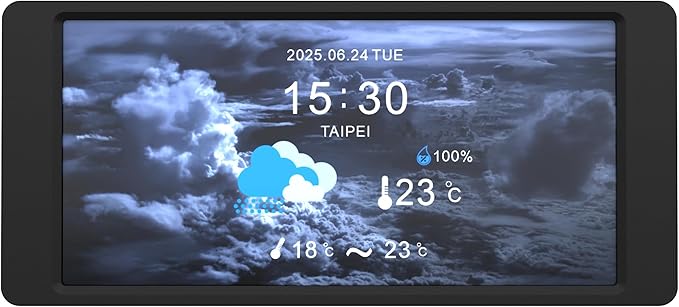 Thermaltake 6.0 Inch LCD Screen Kit 1480x720p TTRGBPlus 3.0 Supported Type-C to USB (9-Pin) Standalone Black AC-079-OO1NAN-A1