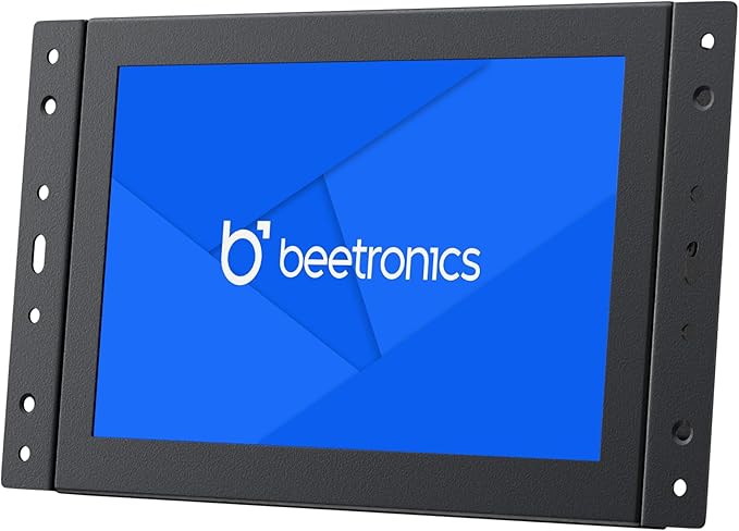 Beetronics 7-Inch Full HD IPS Monitor - Professional Industrial-Grade Display | HDMI VGA BNC RCA Inputs | Durable Metal Housing Matte Screen 24/7 Continuous Operation Wide Viewing Angle - 7HD7M