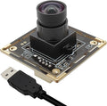 MMlove 5MP USB Camera Module 30FPS Webcam 80° Viewing Angle No Distortion Lens Lightburn Camera 1944P Industrial Security Camera USB2.0 for VR Face Recognition StreamingPC/Laptop/Raspberry Pi