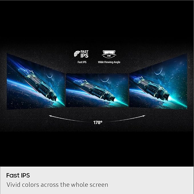 Samsung 27” Odyssey G5 G50F QHD Resolution Gaming Monitor 180Hz Refresh Rate Fast IPS Panel HDR10 NVIDIA G-Sync Compatible 1ms Response Time (GtG) AMD FreeSync™ Adjustable Stand LS27FG502ENXZA