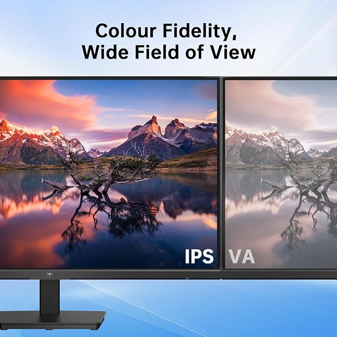 KTC 23.8 Inch Gaming Monitor FHD@144Hz 120Hz Monitor with IPS Panel Hardware Anti-Blue Light 95% DCI-P3 99% sRGB ΔE＜2 300 cd/㎡ 1500:1 Flicker Free and Adaptive Sync for Working and Gaming
