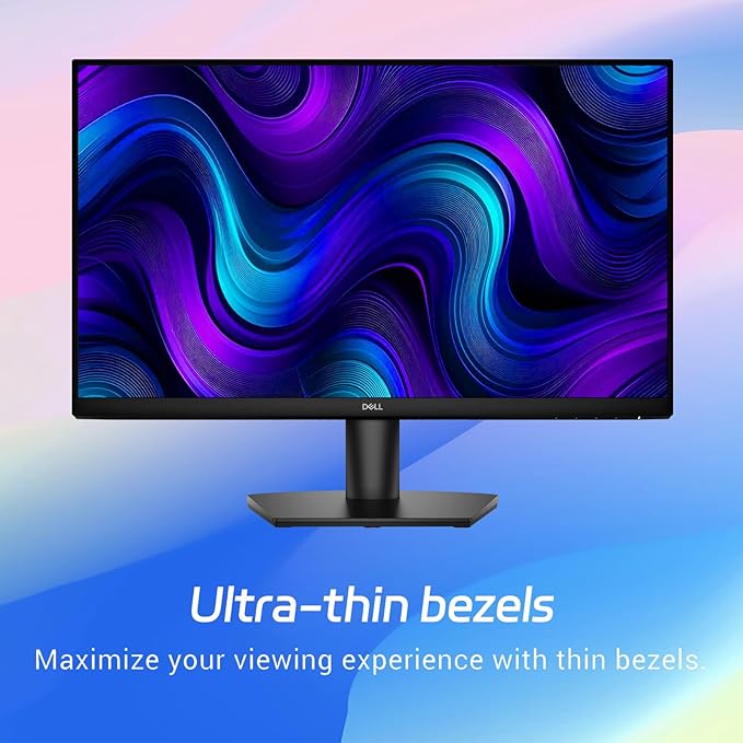 Dell 24 inch Monitor FHD (1920 x 1080) IPS Display 144Hz Refresh Rate AMD FreeSync 1ms MPRT Anti-Glare Screen for Home Office &amp Gaming 2 X HDMI 1.4 Ultra-Thin Bezel VESA Tilt Adjustable