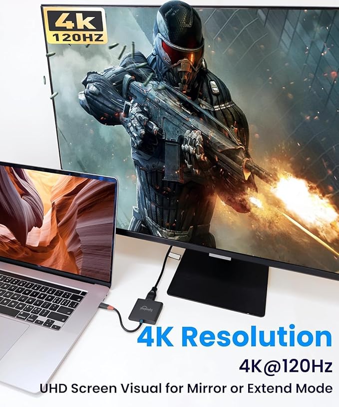 Switch 2 Dock Compatible for Nintendo Switch 2 V21 Docking Station with HDMI 2.1 100w PD PortUSB-A Converter Portable Steam Deck Compatible with NS1/2MacMacBookLaptops (Black)
