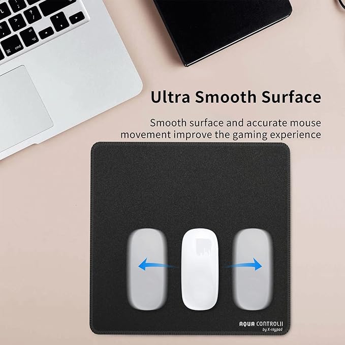 X-Raypad Aqua Control Plus AC+ Gaming Mouse Pad Ultra-High Precision Mouse Pad with Perfect Speed and Control Capability Consistent X and Y Glide Designed for Fps Players with Low DPI Requirements