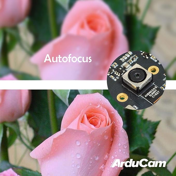 Arducam 16MP Autofocus USB Camera for Computer with Microphone 1/2.8 IMX298 Mini UVC USB2.0 4K Video Webcam with 3.3ft/1m Cable for Windows Linux Android and Mac OS