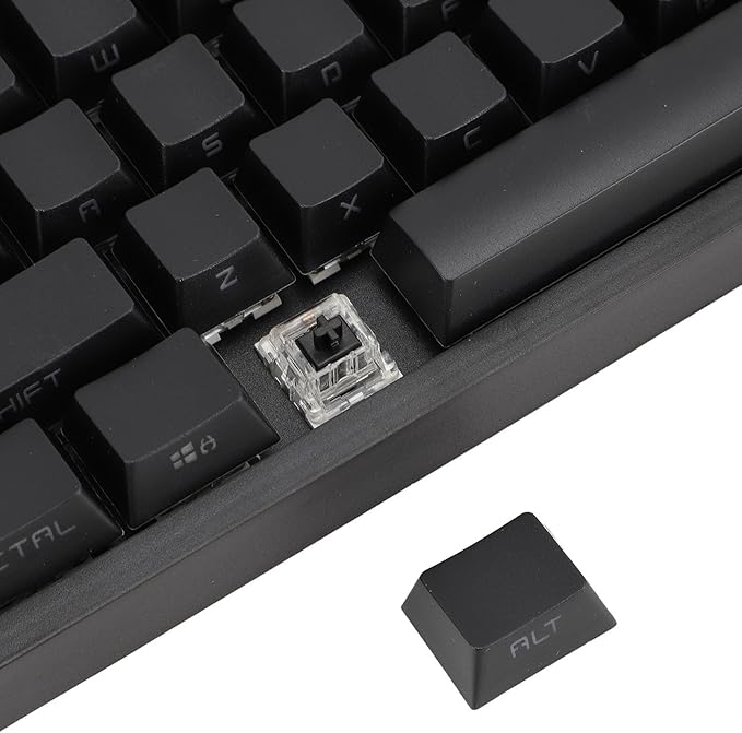 EBTOOLS Mechanical Keyboard with 108 Keys 2.4G Convenient Key Line Separation Mechanical Keyboard Adjustable Light Speed Fast Response for Gaming