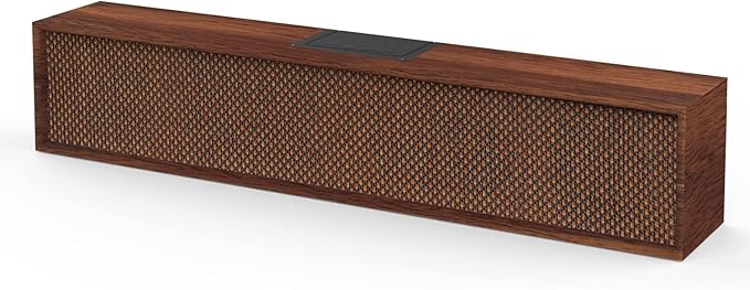 Computer Speakers Wood Wireless Sound Bar Speaker for Desktop PC Speaker with Bluetooth 5.3 &amp Wired USB Connection for Monitor Laptop Tablets Cellphone