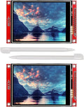 2pcs 3.2 SPI TFT LCD Display Touch Panel ILI9341 240x320 TFT LCD Touch Screen Shield 5V/3.3V STM32 Display Module SPI Serial with Touch Pen