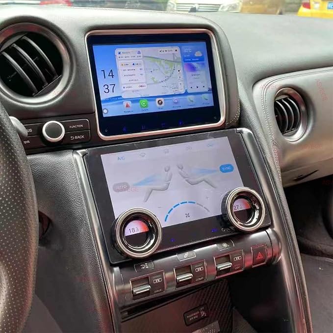 9 Inch LCD Touch Screen Air Conditioning Climate Control AC Panel for Nissan GT-R GTR R35 2008-2015