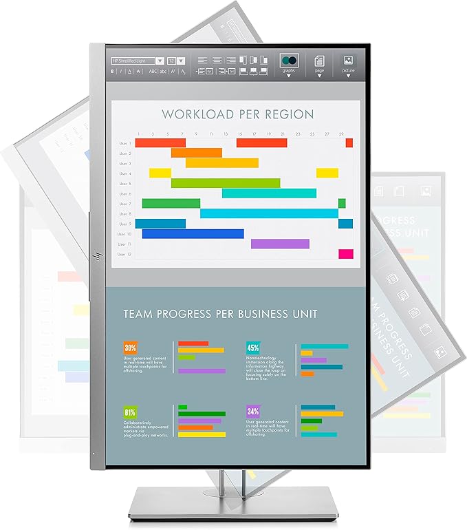HP EliteDisplay E243i LED Display 61 cm (24) WUXGA Flat BlackSilver