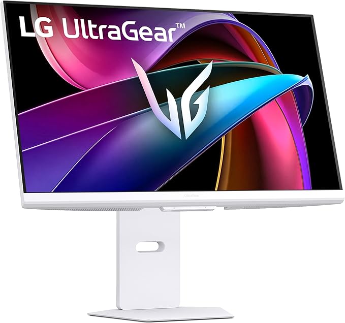 LG 32G810SA-W 32-inch Ultragear 4K UHD (3840 x 2160) IPS Gaming Monitor 144Hz 1ms NVIDIA G-Sync Compatible AMD FreeSync Premium VESA DisplayHDR 400 HDMI DisplayPort USB Type-C White
