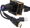 ELP 4K USB HDMI Camera Module Night Vision PC Camera for Computer Monitor with Simultaneous 2X Digital Zoom and 8mp Resolution Ideal for Security and Laser Engraver Applications