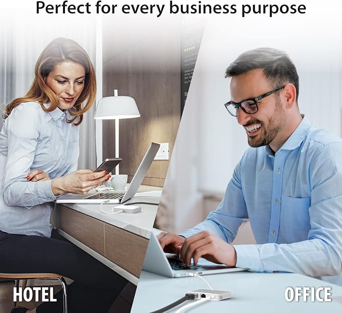 j5create USB Type C to 4K HDMI and Gigabit Ethernet with PD 100W Pass-Through Charging for MacBook Pro MacBook Air Chromebook Surface Pro iPad Pro or USB-C Laptop (JCA351)