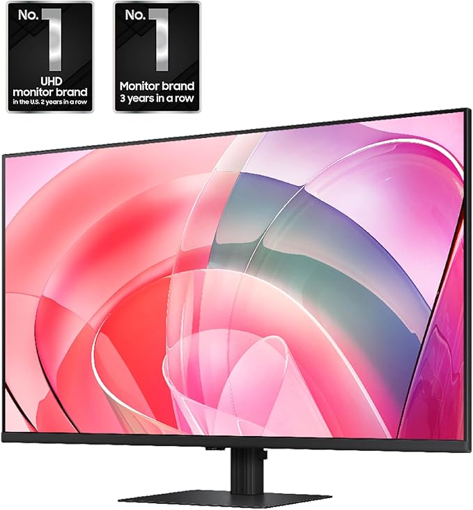 Samsung 37 ViewFinity S7 (S70D) 4K UHD HDR10 High Resolution Monitor DP Port TUV-Certified 2025 LS37D700EANXZA
