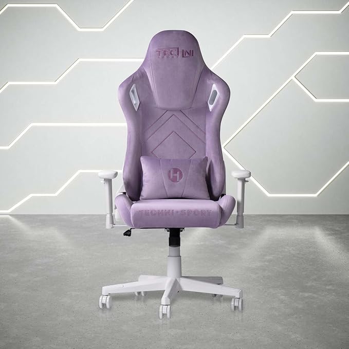 Maykoosh Modern Marvel Velvet Gaming Chair -Purple