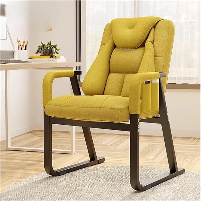 Computer Chair Computer Recliner Office Chair Mobile Rolling Dining Chair Vanity Gaming Chaise De Bureau Theater Furniture(D+Footstool)