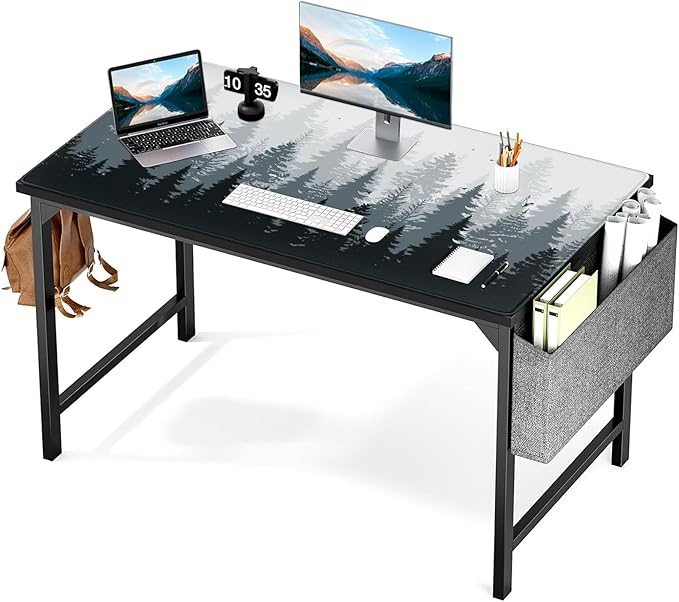 AQQA 3XL Huge Mouse Pads Oversized (48''x24'')Gaming Mouse Mat Forest Background Pattern XXXXL Large Mouse Mat Long Extended Desk Mat with Non-Slip Rubber for LaptopComputer &amp PCTree