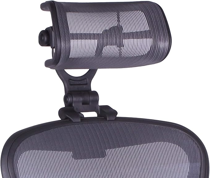 Engineered Now The Original Headrest for The Herman Miller Aeron Chair (H4 for Remastered Carbon)