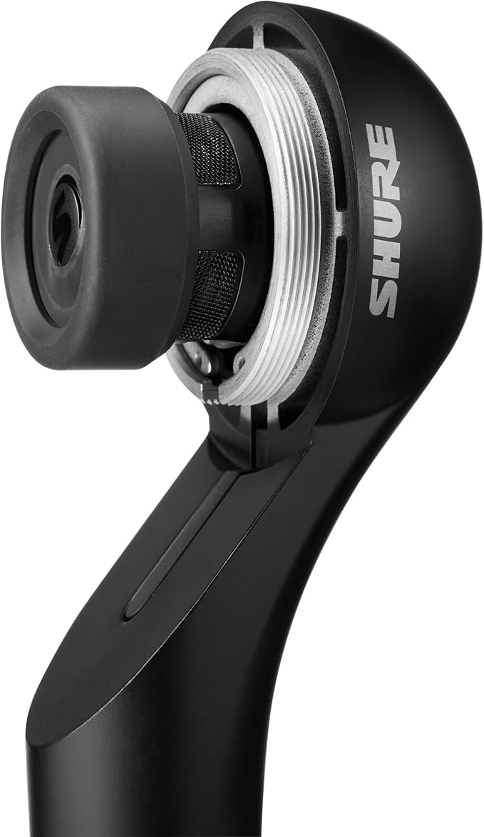 Shure Nexadyne 5 Guitar Amp Microphone with Revonic Technology - Supercardioid Dynamic Mic for Pro Amplification Enhanced Signal Clarity &amp Noise Reduction Dual-Engine Transducers (NXN5)