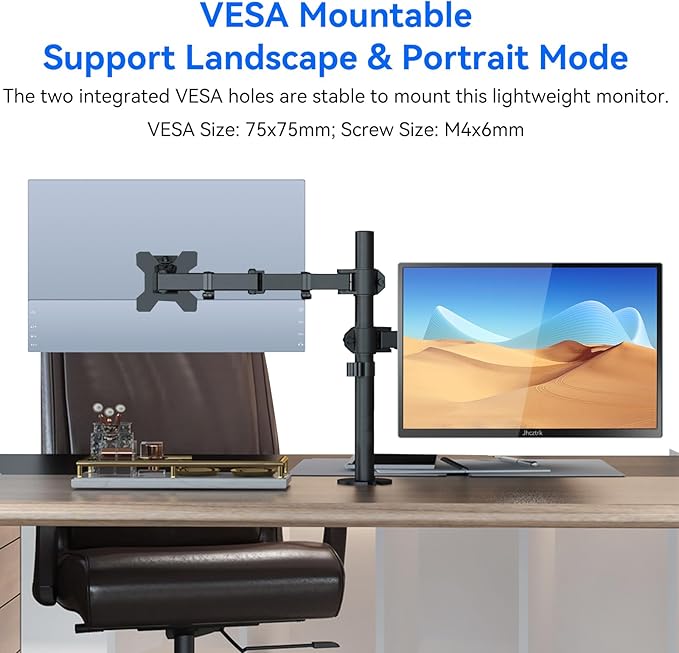 Touchscreen Portable Monitor 14 Inch IPS Slim Travel Screen FHD 1920X1200 HDR FreeSync Bezel Less USB-C Computer Monitor with Cover Stand and Speakers for Laptop PC Mac Surface PS4/5 Xbox