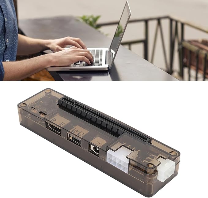 Laptop Video Card Dock for Laptop with M.2 A Key Interface GDC External Video Card Dock 6Pin Power