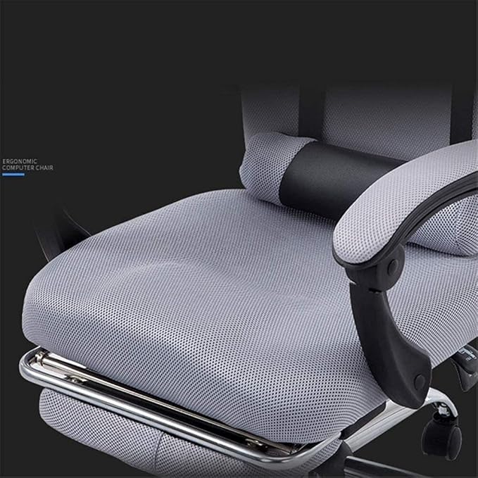 Office Chair Reclining Ergonomic Chair with Footstool Gaming Chair Office Desk Chair High Back Computer Chair Home Video Game Swivel Chair Chair Needed