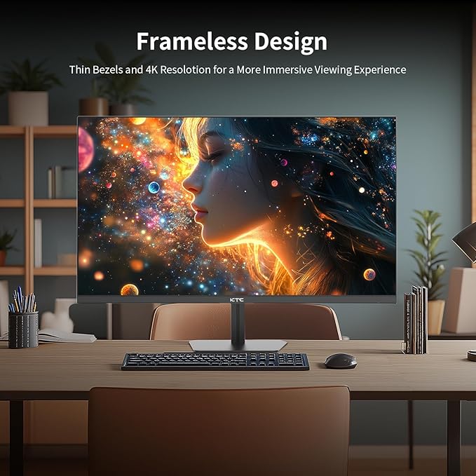 KTC 24.5 Inch 100Hz IPS Computer Monitor - FHD(1920 x 1080P) Anti-Blue Light Screen 126% sRGB 16.7M Support FreeSync and GSync PC Monitor for Casual Gaming and Working
