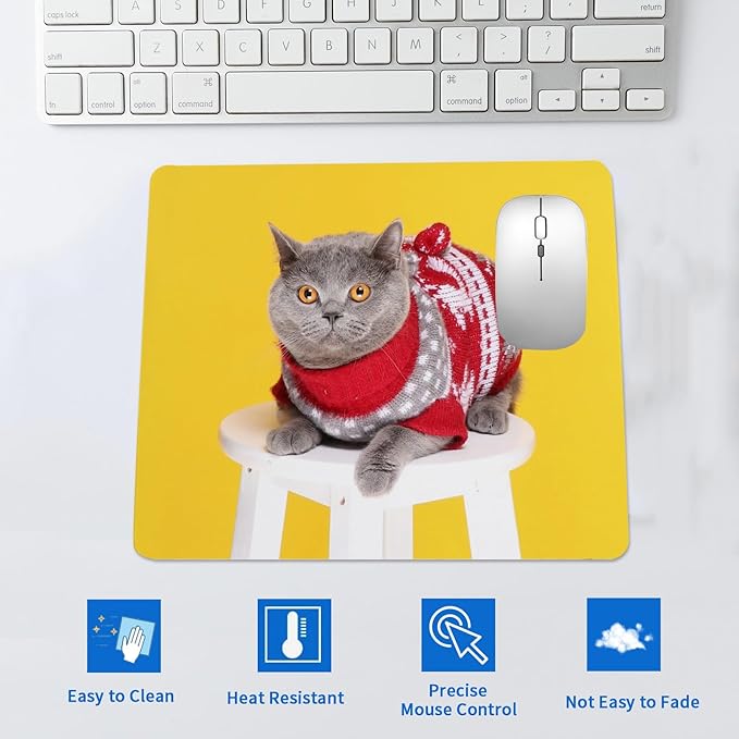 100 PCS White Mouse Pad for Heat Transfer Bulk Mousepad for Heat Press Printing Crafts Custom Photos Non Slip Bottom 24x20x0.2CM