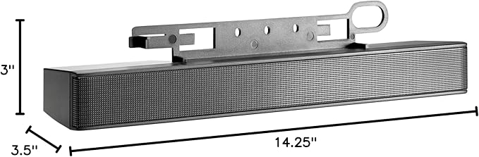 HP LCD Speaker Bar (black)
