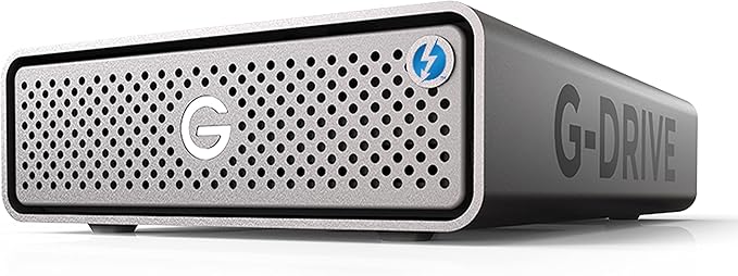 SanDisk Professional 4TB G-Drive PRO Enterprise-Class Desktop Drive Thunderbolt 3 (20Gbps) USB-C (5Gbps) 7200RPM Ultrastar Drive Inside