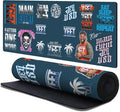 Head Case Designs Officially Licensed WWE Sticker Collage Jey USO 37.4 x 15.75 x 0.16 inches (900 x 400 mm) - XL Gaming Office Desk PC Keyboard Mouse Mat Pad