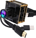 ELP 4K HDMI USB Camera - Wide Angle 2X Digital Zoom H.265 8MP UVC USB2.0 for Laptop &amp Monitor