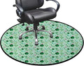 Multicolor Rug Non-Slip Round Area Rug for Bedroom Living Room Study PlayingCarpet Floor Mat Watercolors Display Spring Field Foliage Diameter 51 in