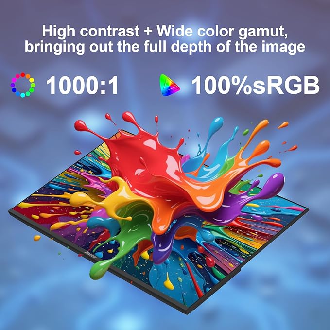 27 Inch FHD (1920x1080) Gaming Office Monitor165Hz Refresh Rate HVA Panel Computer Monitor 1000:1 Contrast Ratio100% sRGB HDMI and DisplayPort Interfaces (G27X)