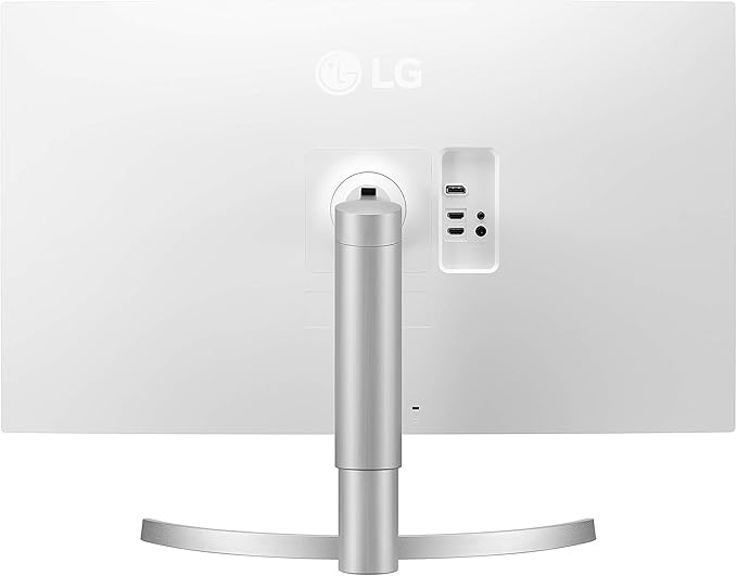 LG 32UN550-W Monitor 32 Ultrafine (3840 x 2160) Display DCI-P3 90% Color Gamut HDR 10 AMD FreeSync Borderless Design Tilt/Height Adjustable Stand - Silver