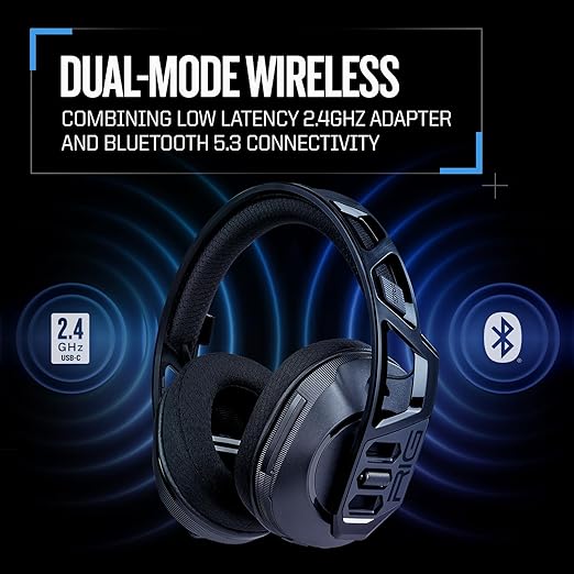 RIG 600 PRO HS Dual Wireless Multiplatform Gaming Headset with 2.4GHz/Bluetooth for PlayStation PS4 PS5 Nintendo Switch Switch 2 PC USB Steam Deck Android iPhone - Arctic Camo