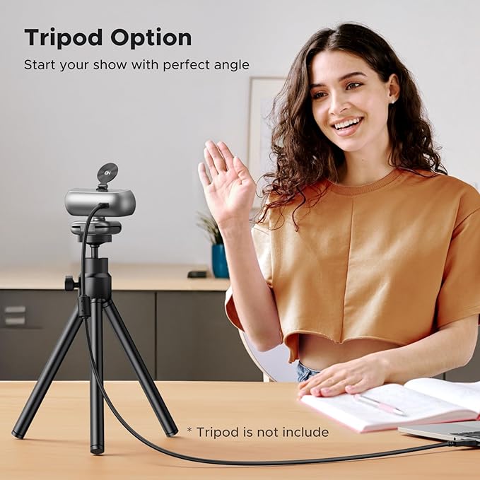 UGREEN 2K Webcam for PC Ultra HD 1080P Computer Webcam with Microphone PC Camera with Privacy Cover USB Web Camera for Streaming Conference Video Calling Zoom Skype Teams FaceTime Space Grey
