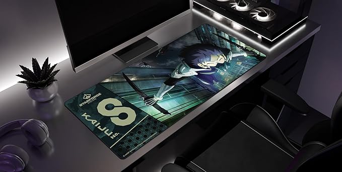 Hyakkei 003 - Kaiju No. 8 Gaming Desk Mat – Large Extended Mouse &amp Keyboard Pad