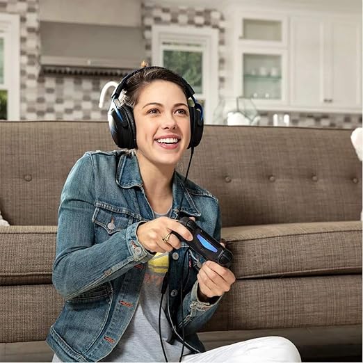 HyperX Cloud - Official PlayStation Licensed Gaming Headset for PS4 and PS5 with In-Line Audio Control Detachable Noise Cancelling Microphone Comfortable Memory Foam - Black
