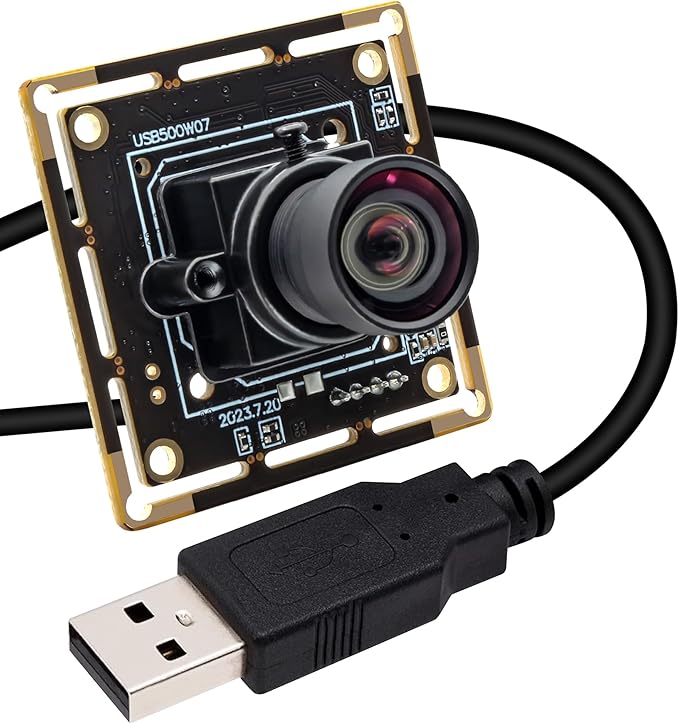 SVPRO 5MP USB Camera Module1944P 30FPS 1/2.8” CMOS IMX335 Sensor Low Light Lightburm Camera for Laser Engraver UVC Plug and Play Webcam Board for PC/Mac Raspberry Pi
