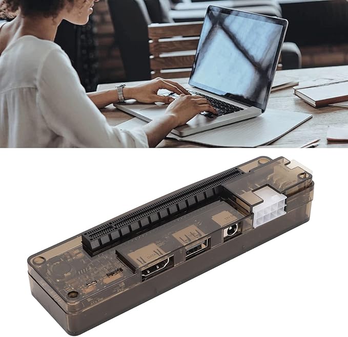 Laptop Video Card Dock for Laptop with M.2 A Key Interface GDC External Video Card Dock 6Pin Power