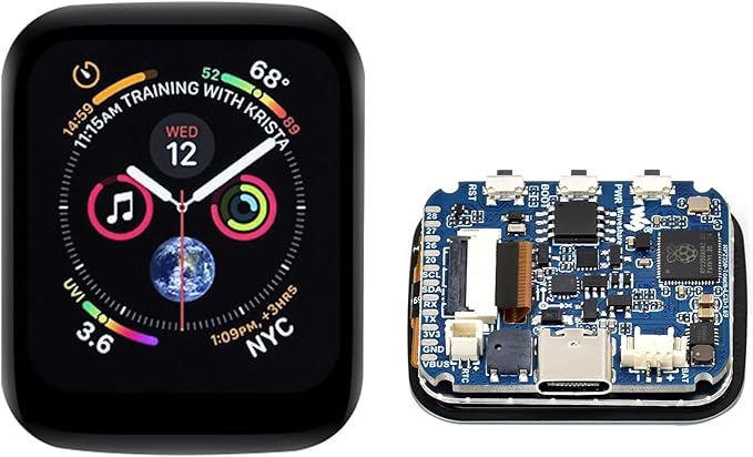 RP2350 1.69inch Touch LCD Development Board RP2350 Microcontroller with 1.69inch Touch Screen 240x280 Resolution Rounded Corners Dual-Core &amp Dual-Architecture Design 16MB Flash USB Type-C Port