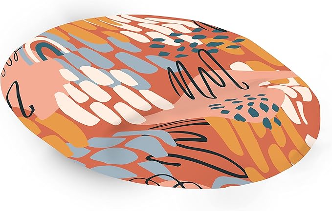 Ergonomic Mouse Pad with Wrist Rest Digital Printed Mouse Mat for Tendon Sheath Problems Non-Slip Base for Office and Home Size: 20 x 23 cm