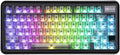 KiiBoom Phantom81 Lite 75% Gasket Mechanical Keyboard QMK&ampVIA Programmable 3 Modes Wireless Gaming Keyboard RGB Backlights ABS Case + UV Tech Hot-Swappable for Windows/Mac/Linux (Black)