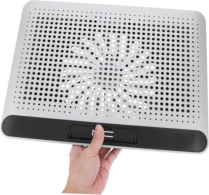 Laptop Cooling Pad Laptop Stand Aluminum Alloy Cooler Thin Silent Mute Design Dual USB Interface for 18